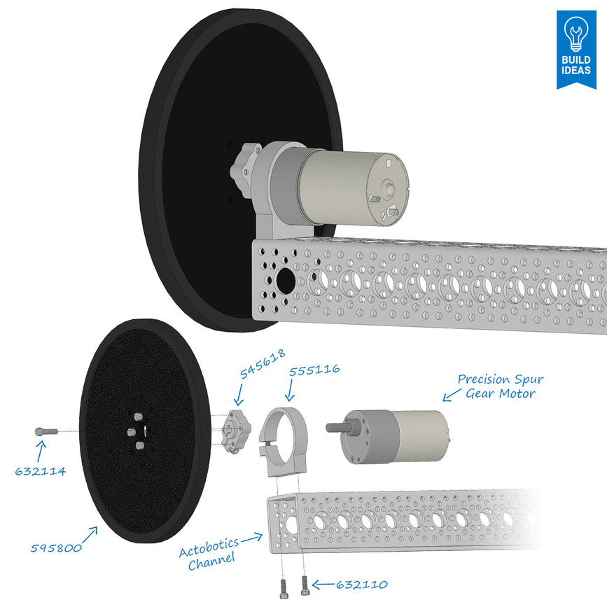 6 RPM Precision Spur Gear Motor