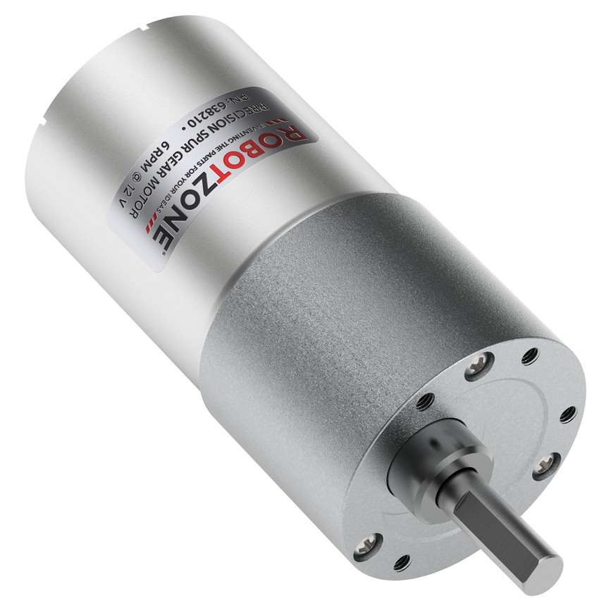 6 RPM Precision Spur Gear Motor