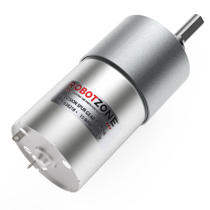 15 RPM Precision Spur Gear Motor