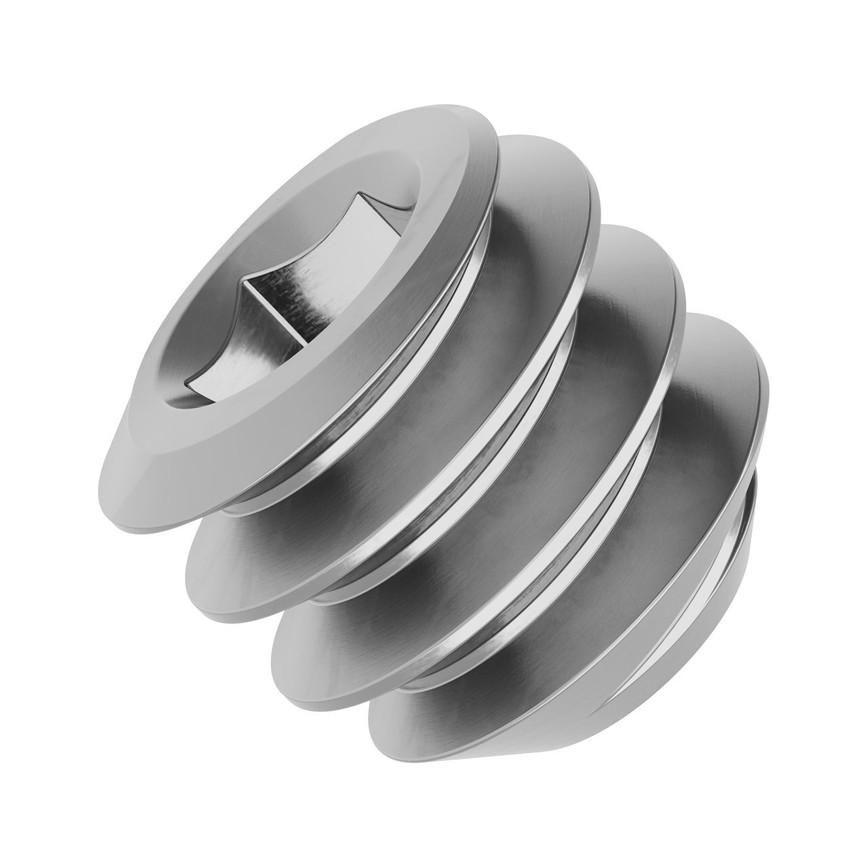 6-32 Stainless Steel Cup-Point Set-Screw (0.125" Length) - 6 Pack