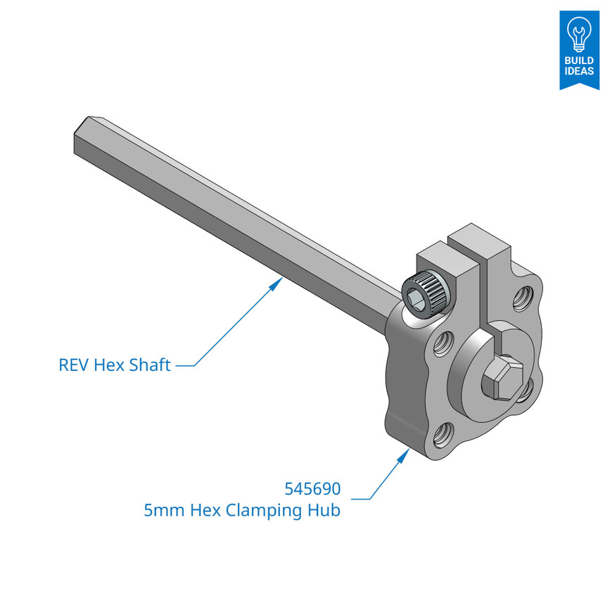 5mm Hex Clamping Hub