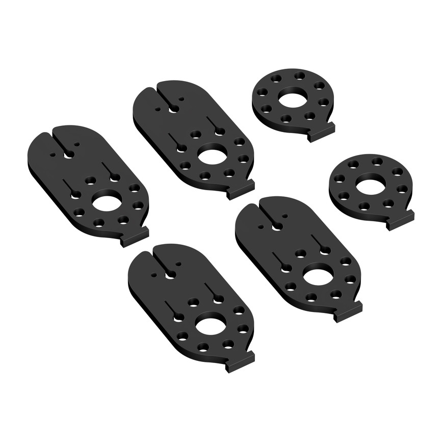 Replacement End Plates for 637211 Cascading X-Rail Slide Kit