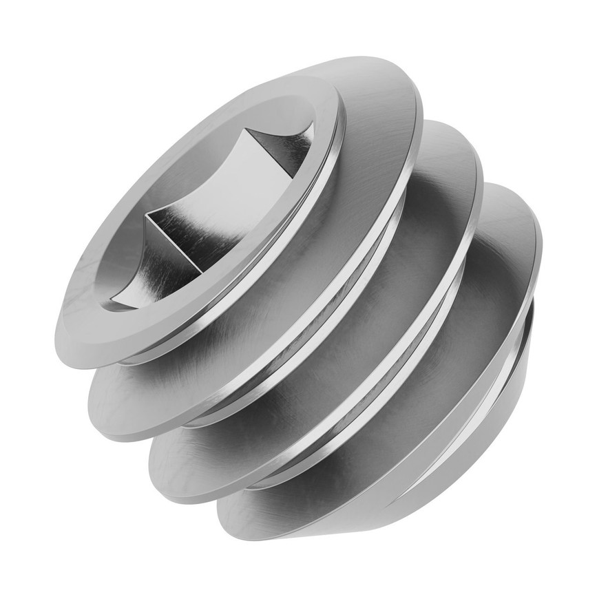 1/4"-20 Stainless Steel Cup-Point Set-Screw (0.1875" Length) - 6 Pack