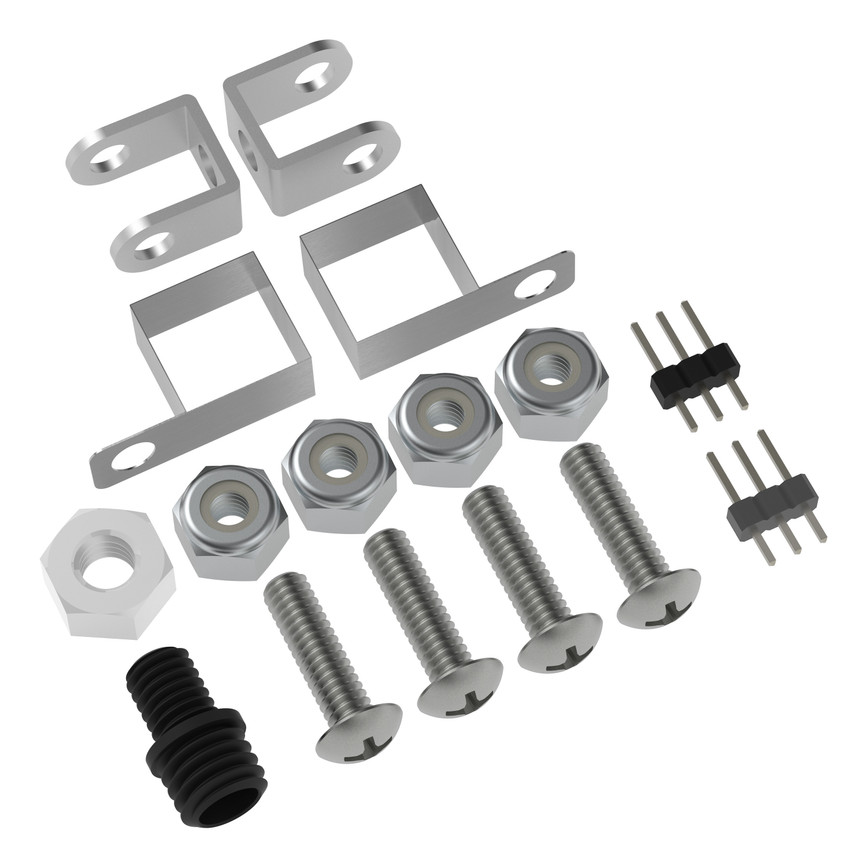 100 mm Stroke 17 lb Thrust Light Duty Linear Servo