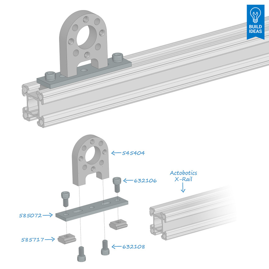 X-Rail Surface Adaptor Bracket (2 pack)