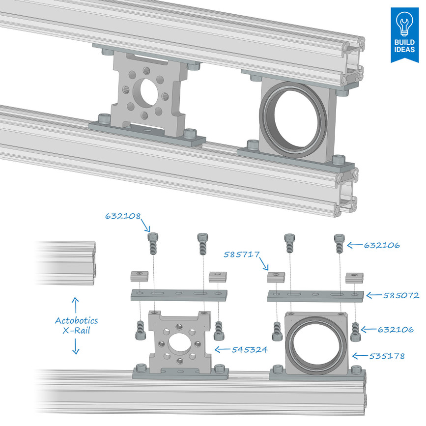 X-Rail Surface Adaptor Bracket (2 pack)