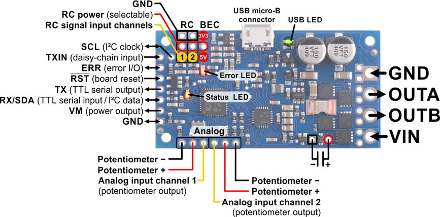 605067 - High-Power Simple Motor Controller G2 18v15