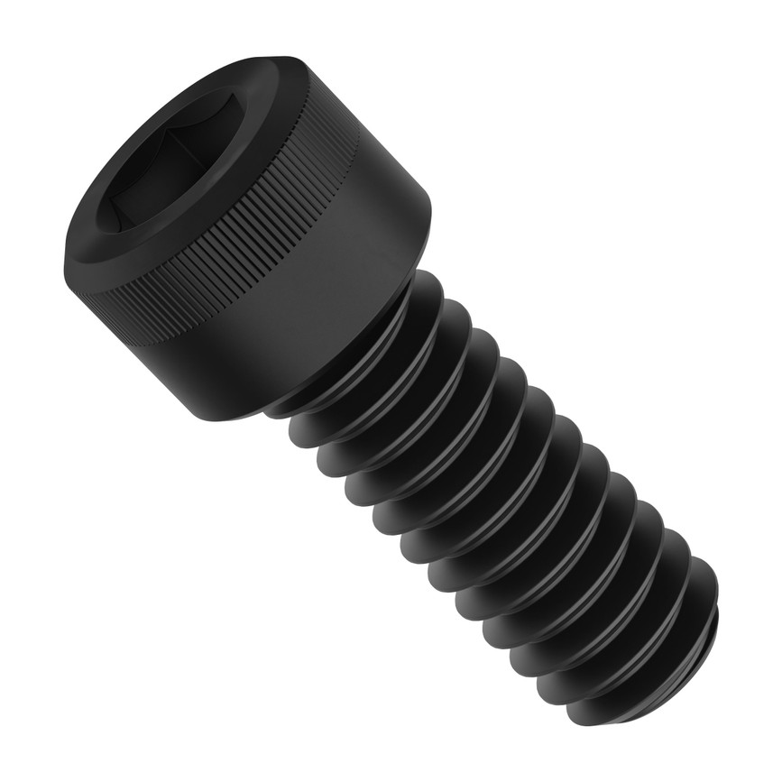 1/4"-20 Black-Oxide Socket Head Screw (0.625" Length) - 6 Pack