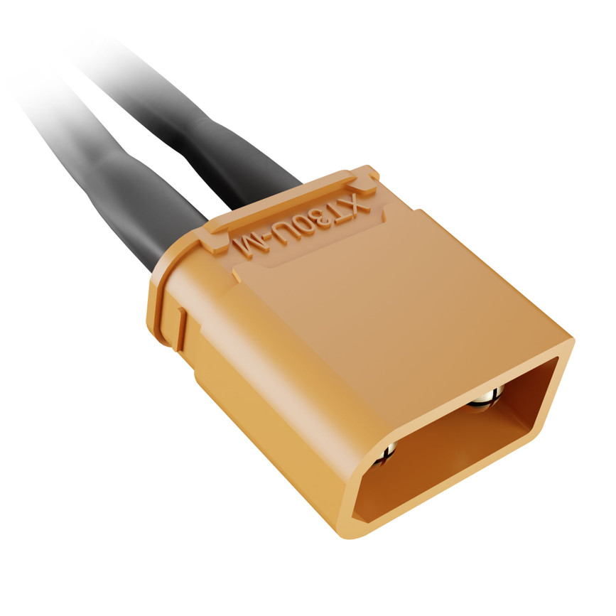 XT30 [FH-MC] to 2-Pos TJC8 Power Connector [MH-FC] Adaptor (60mm Length)