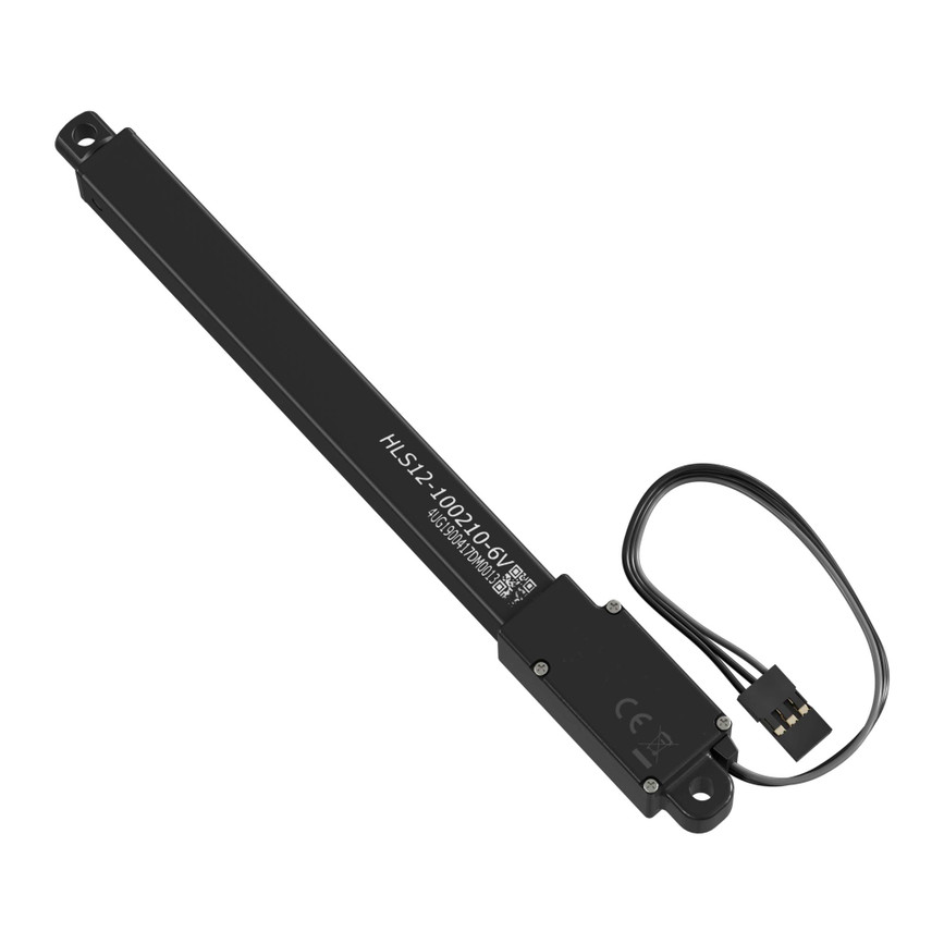 Hitec Linear Servo (3.9" Stroke, 0.3"/sec, 27.3lb Thrust)