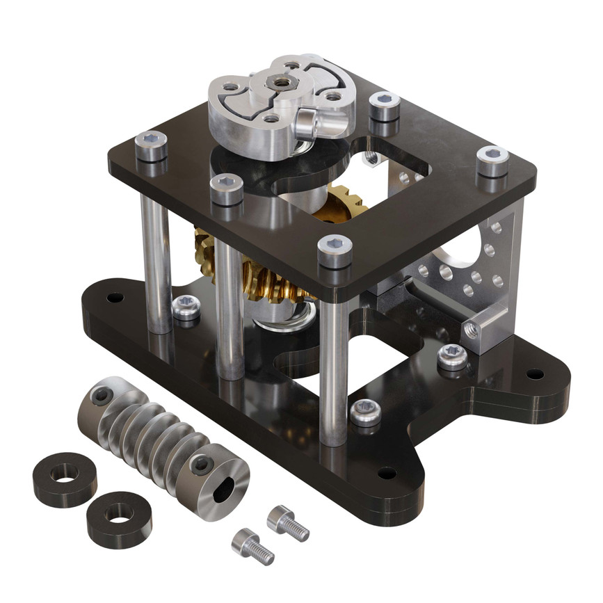 Standard Duty Worm Drive Pan Kit (24:1 Ratio)