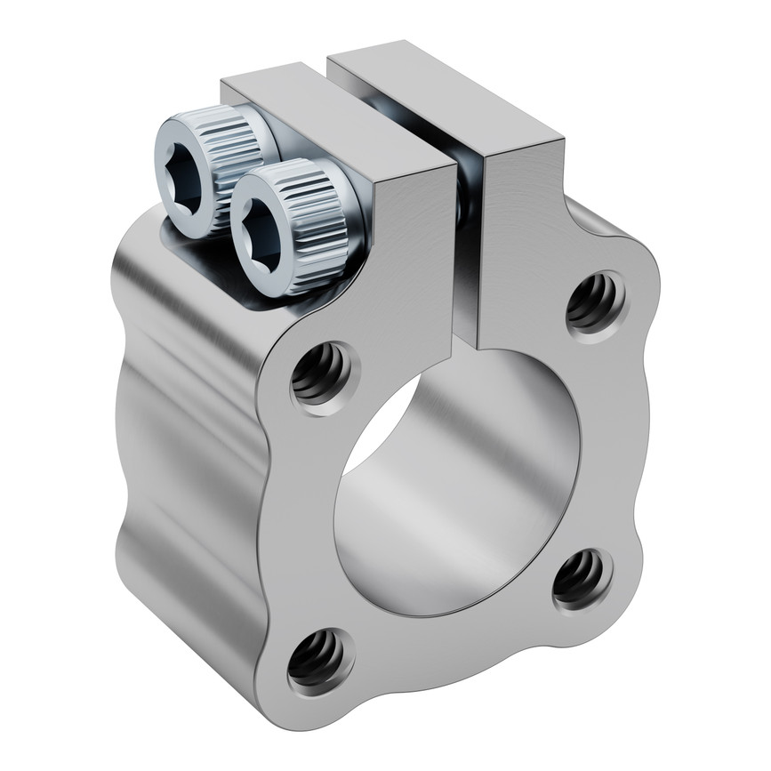 1/2" Bore Dual Pinch Bolt Clamping Hub