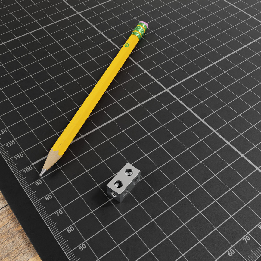 1106 Series Square Beam (2 Hole, 16mm Length)