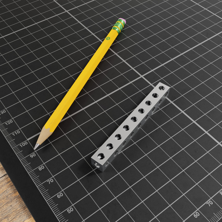 1106 Series Square Beam (9 Hole, 72mm Length)