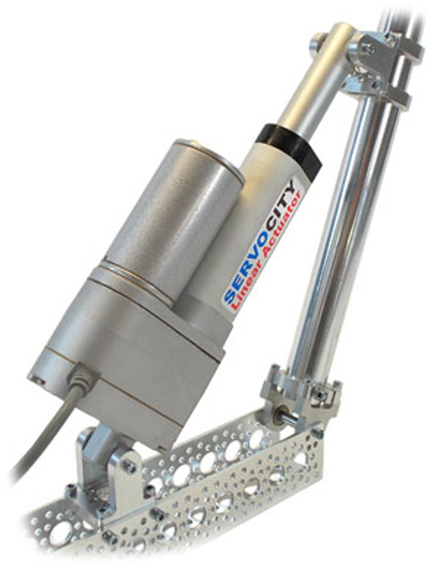 12V Heavy-Duty Linear Actuator (225lb Thrust, 0.3"/sec, 10" Stroke)