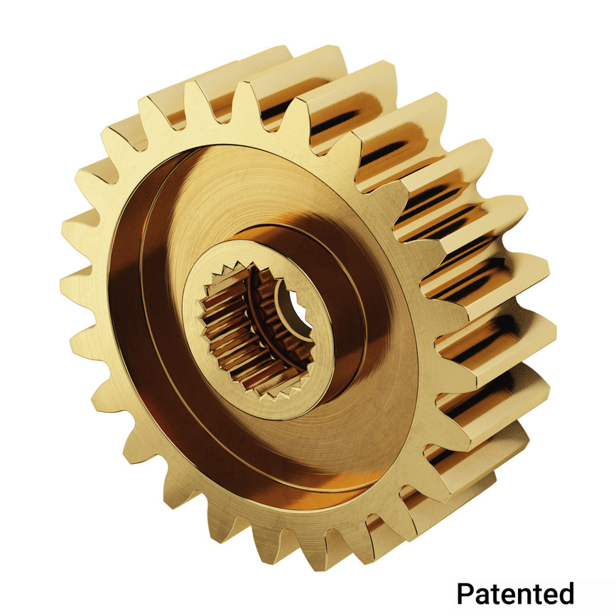 2305-0024-0024 - 2305 Series Brass, MOD 0.8, Servo Gear (24 Tooth Spline, 24 Tooth)
