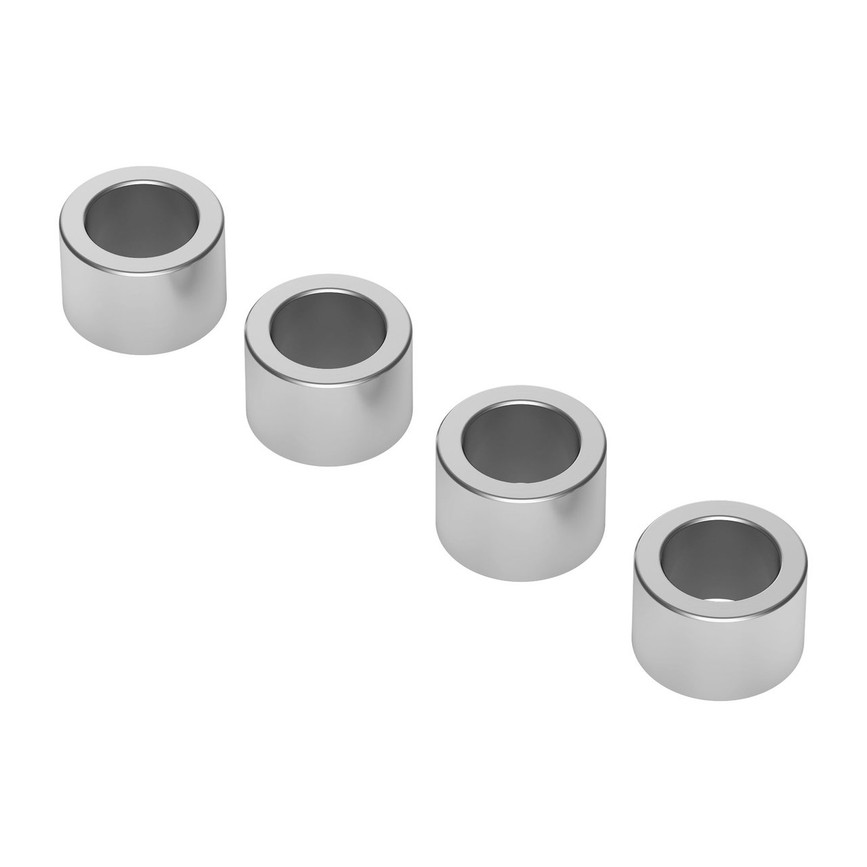 1502-0006-0040 - 1502 Series 4mm ID Spacer (6mm OD, 4mm Length) - 4 Pack