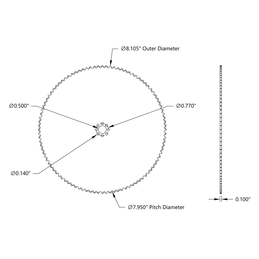 RHS-250-100 Schematic