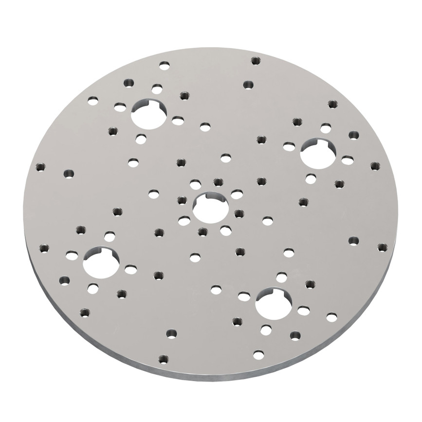 1140 Series Aluminum Baseplate (6mm Thickness, 144mm Diameter)