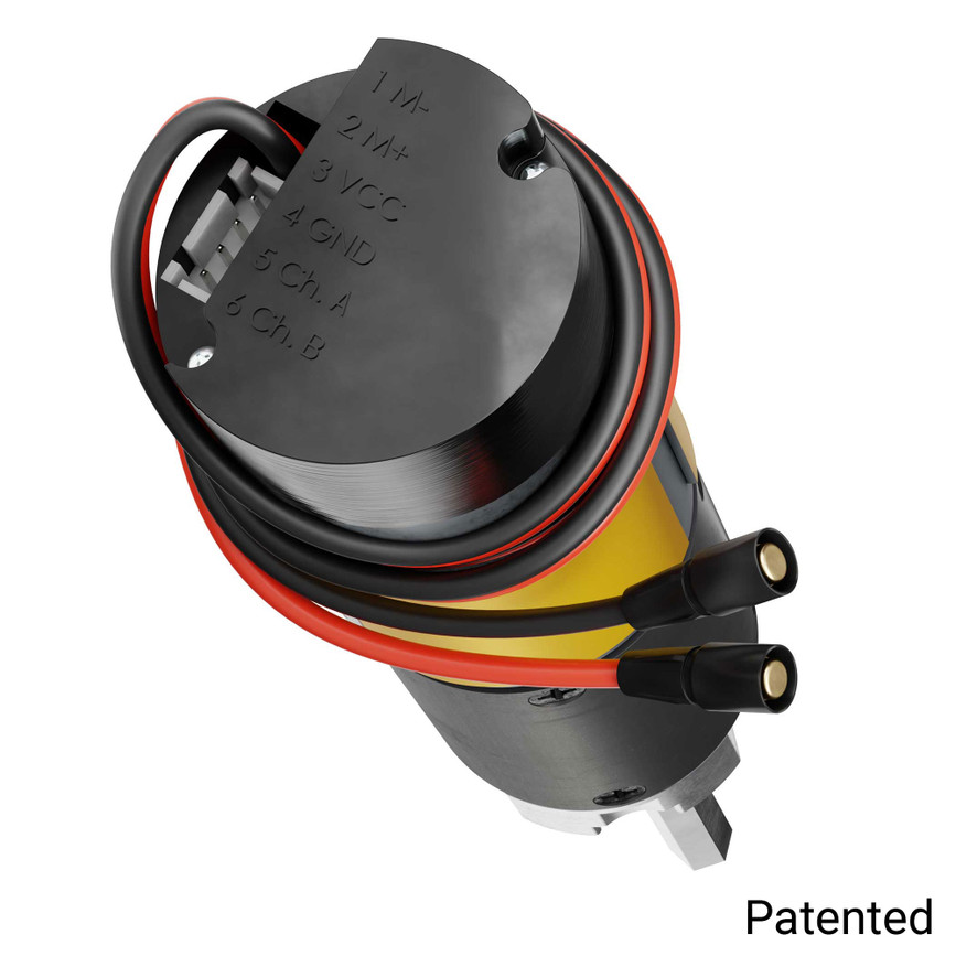 5204 Series Yellow Jacket Planetary Gear Motor (188:1 Ratio, 80mm Length 8mm REX Shaft, 30 RPM, 3.3 - 5V Encoder)