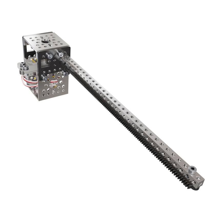 Servo-Driven Gear Rack Kit (57lb Thrust, 2.3 in/sec, Single Gear Rack)