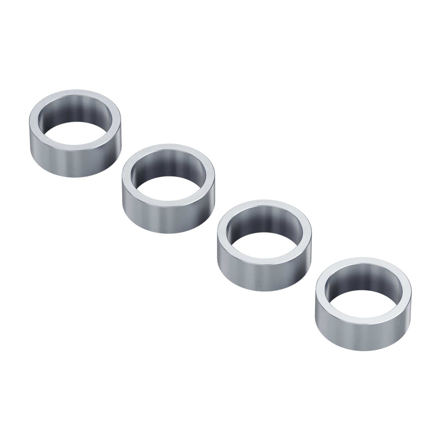 12mm ID Steel Spacer (15mm OD, 6mm Length) - 4 Pack