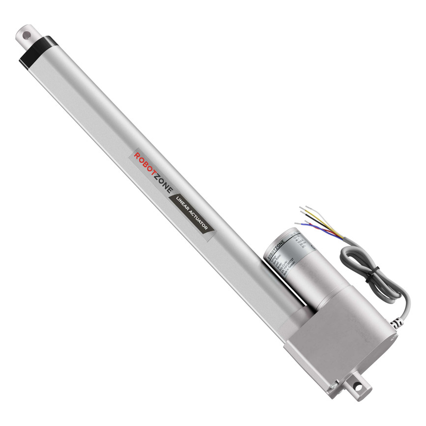 12V Heavy-Duty Linear Actuator (225lb Thrust, 0.3"/sec, 12" Stroke)