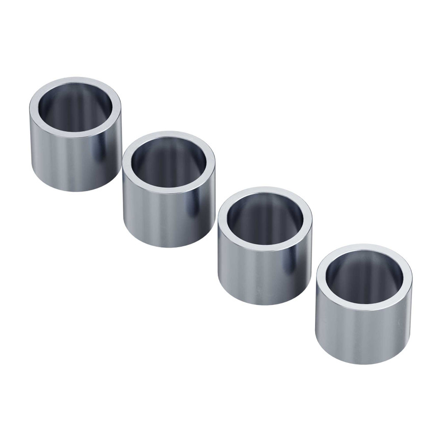 12mm ID Steel Spacer (15mm OD, 12mm Length) - 4 Pack