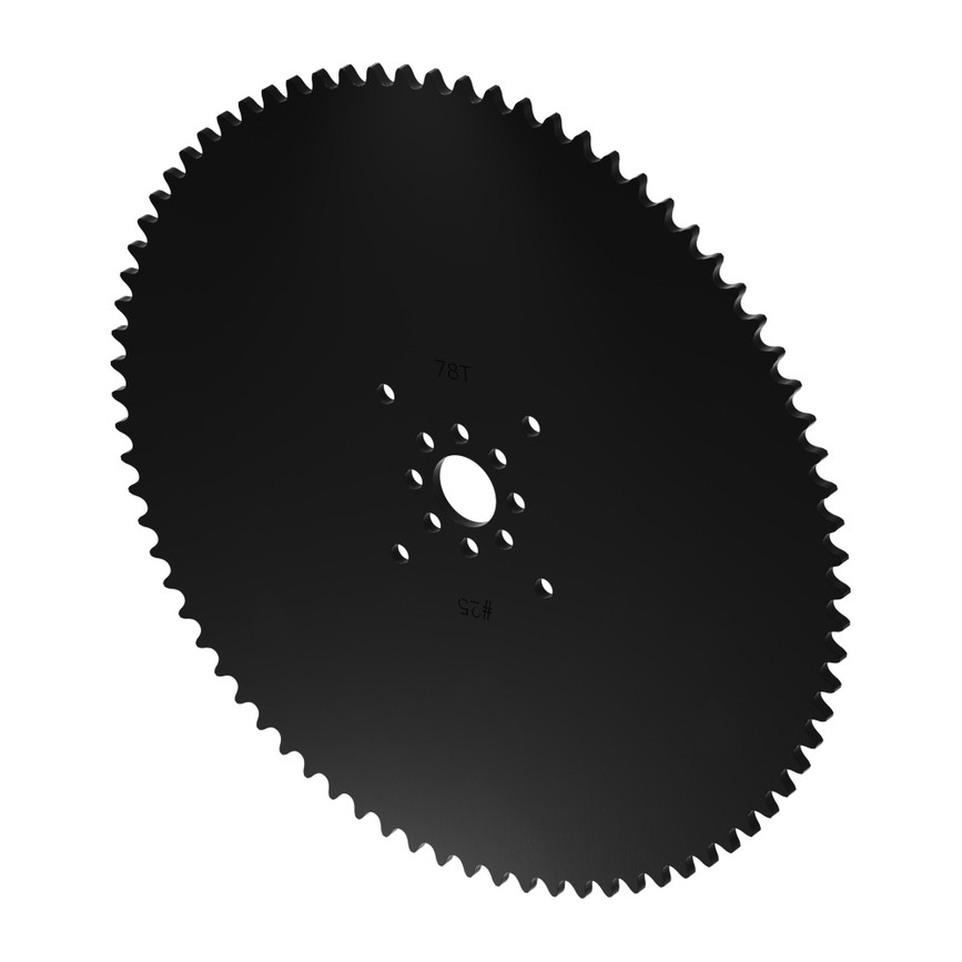 #25 Pitch Acetal Hub-Mount Sprocket (14mm Bore, 78 Tooth)