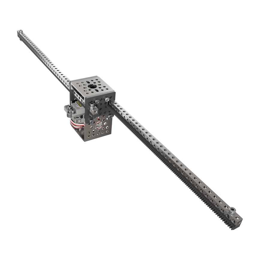 Servo-Driven Gear Rack Kit (24lb Thrust, 5.7 in/sec, Dual Gear Rack)