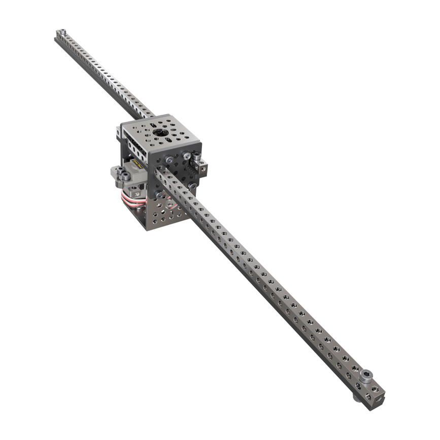 Servo-Driven Gear Rack Kit (24lb Thrust, 5.7 in/sec, Dual Gear Rack)