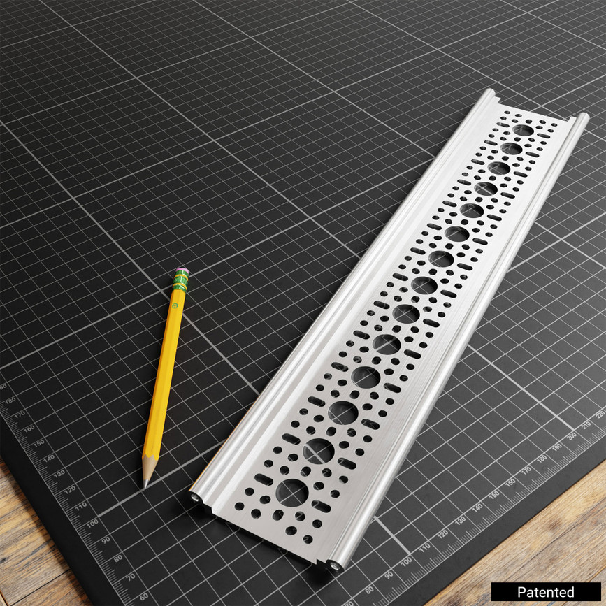 1122 Series Rail-Channel (14 Hole, 360mm Length)