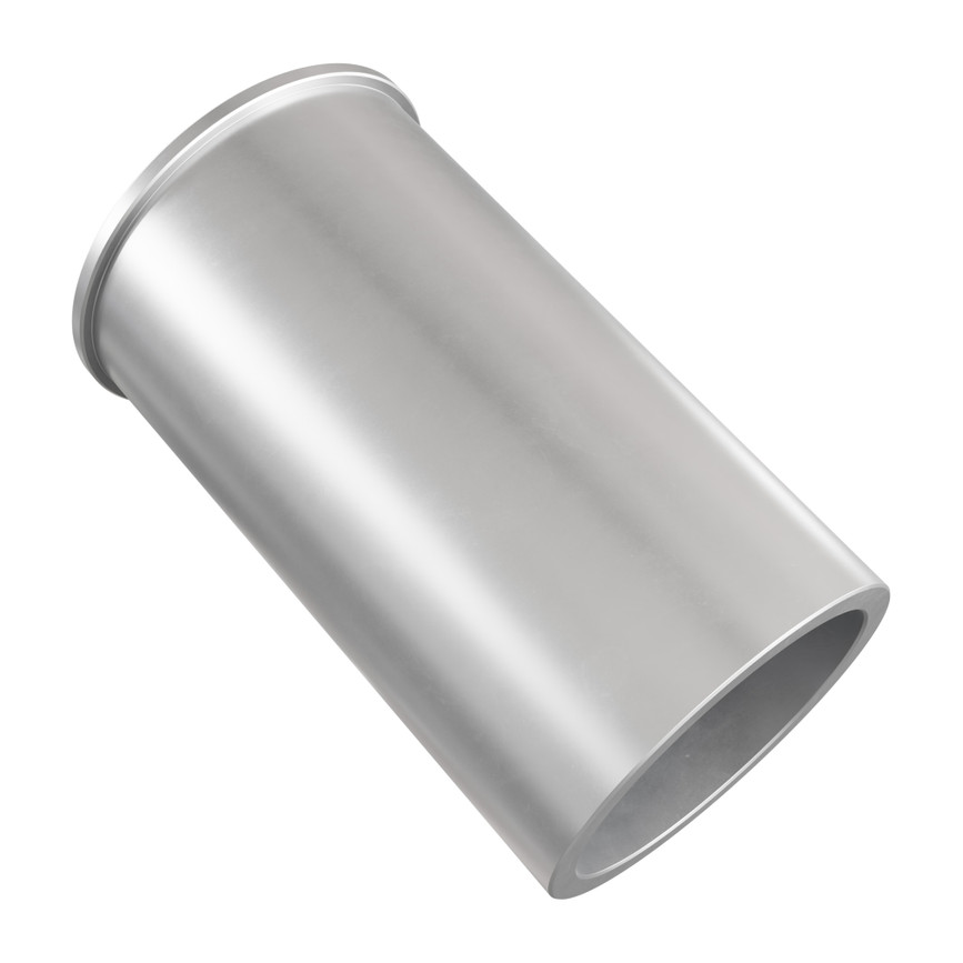 4102 Series Aluminum Flanged Tube (27mm ID x 32mm OD, 55mm Length)