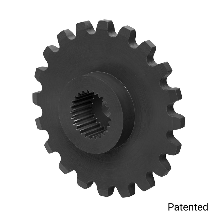 0.1227" Pitch, 20 Tooth Nylon Servo Sprocket with 25 Tooth Spline
