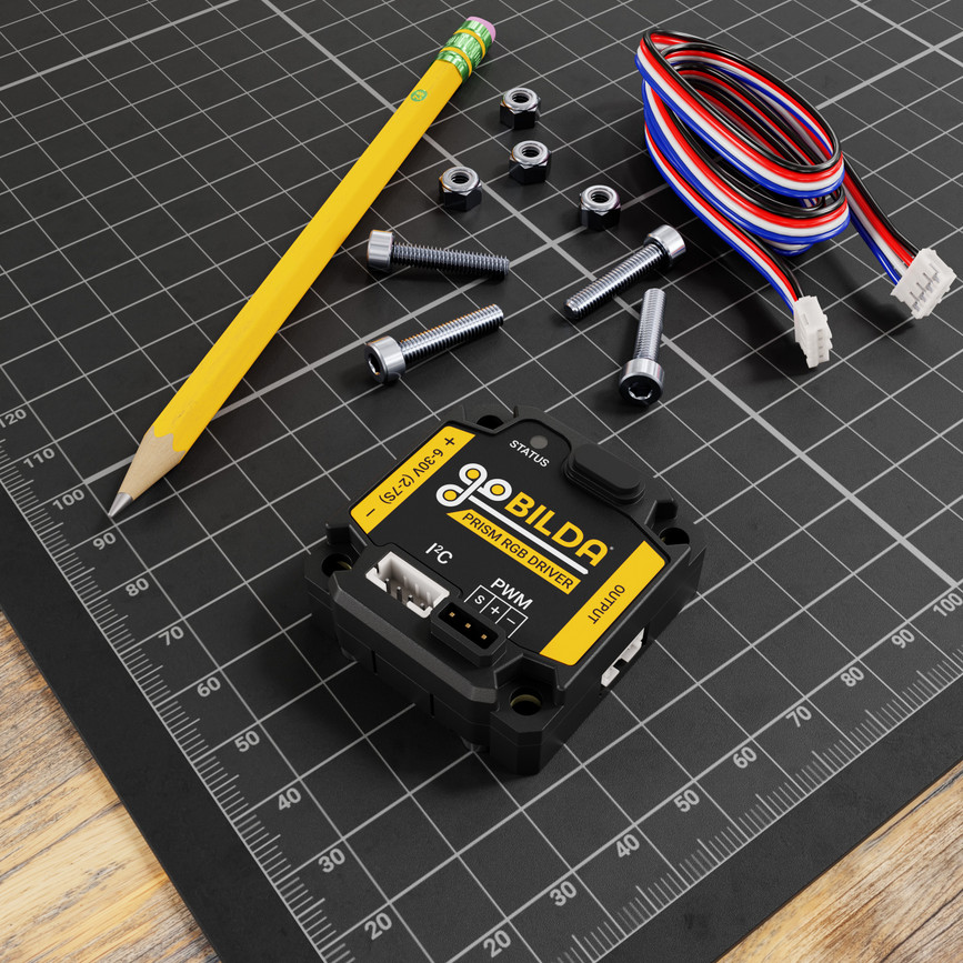 Prism RGB LED Driver (6-30V Input, I²C / PWM Control)