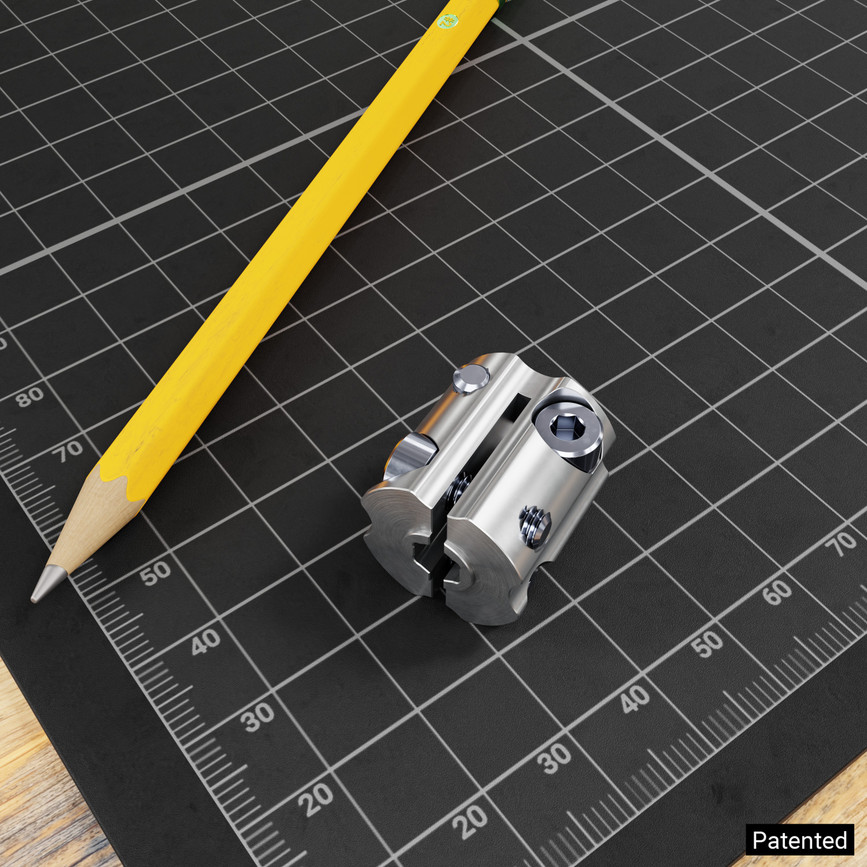 4007 Series Hyper Coupler (6mm D-Bore to 5mm Hex Bore)