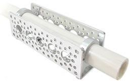 0.84" Bore Bottom Tapped Clamping Mount for 1/2" PVC