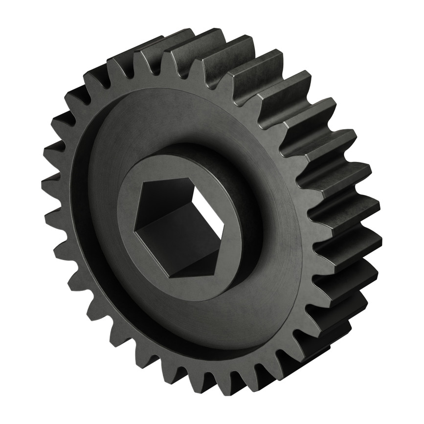 Slip-Fit Steel Pinion Gear (8mm REX® Bore, MOD 0.8, 30T)