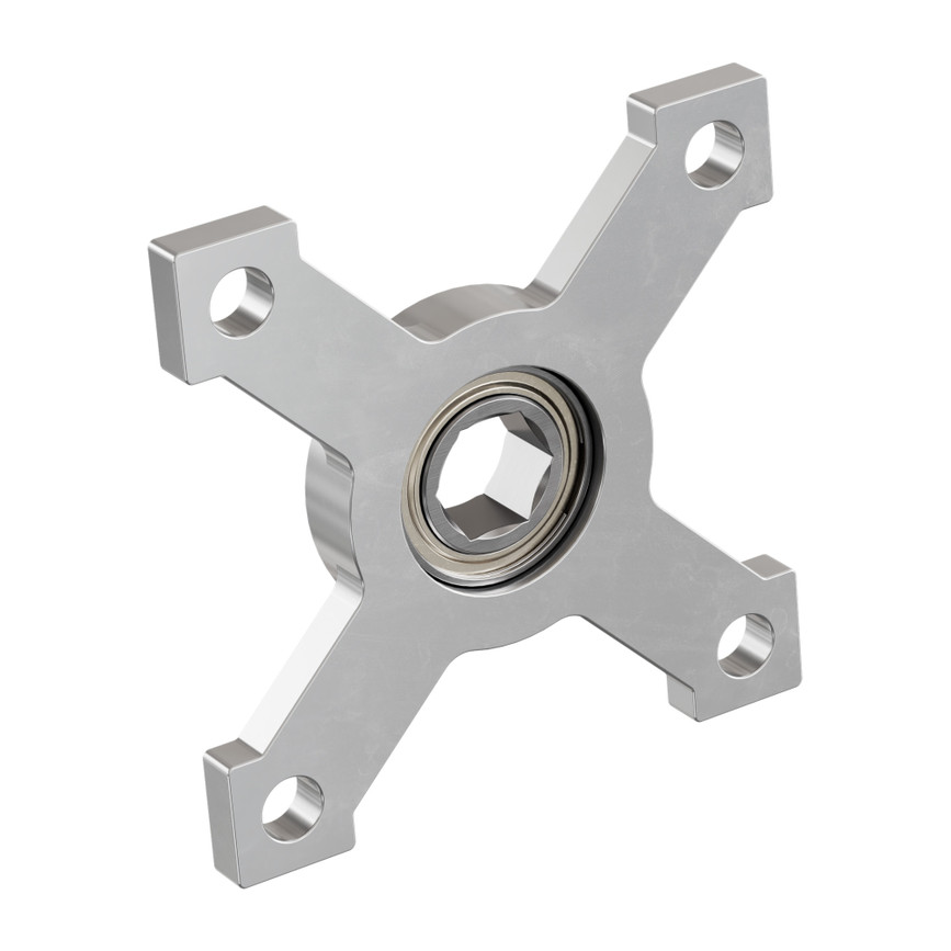 8mm REX® Bore Face Thru-Hole Pillow Block (32mm x 32mm Mounting Pattern)