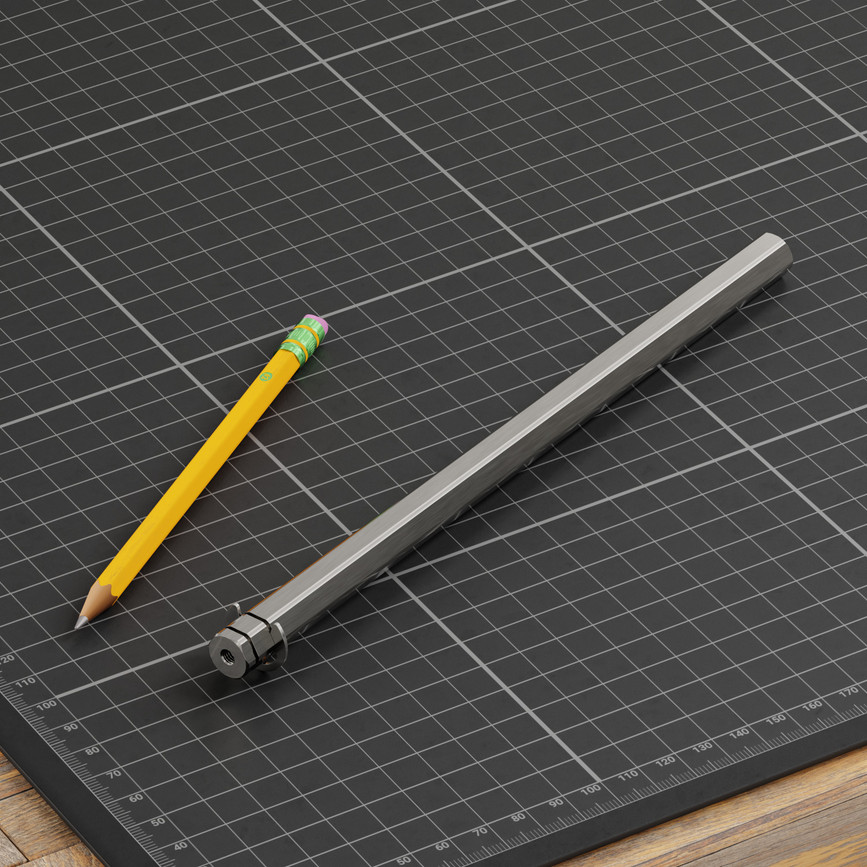 12mm REX® Shaft with E-Clip (Stainless Steel, 216mm Length)