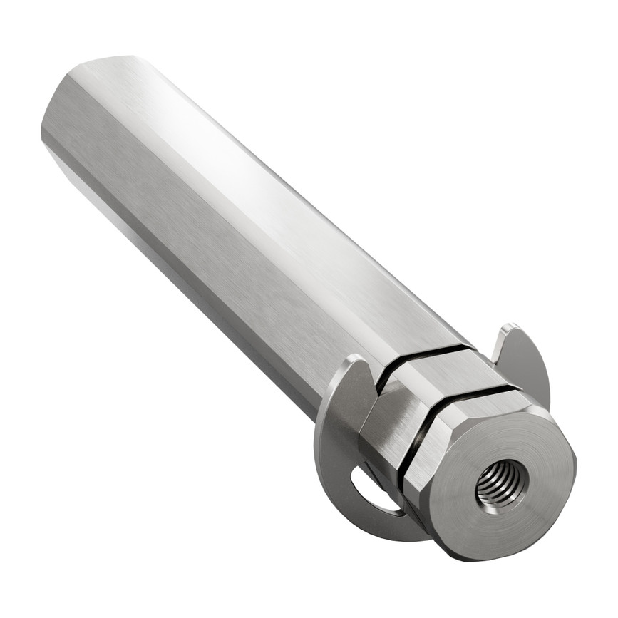 12mm REX® Shaft with E-Clip (Stainless Steel, 72mm Length)