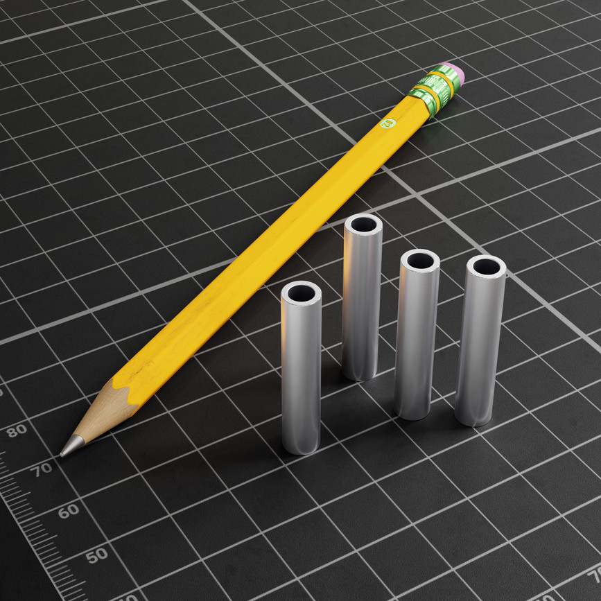 1502 Series 4mm ID Spacer (6mm OD, 30mm Length) - 4 Pack