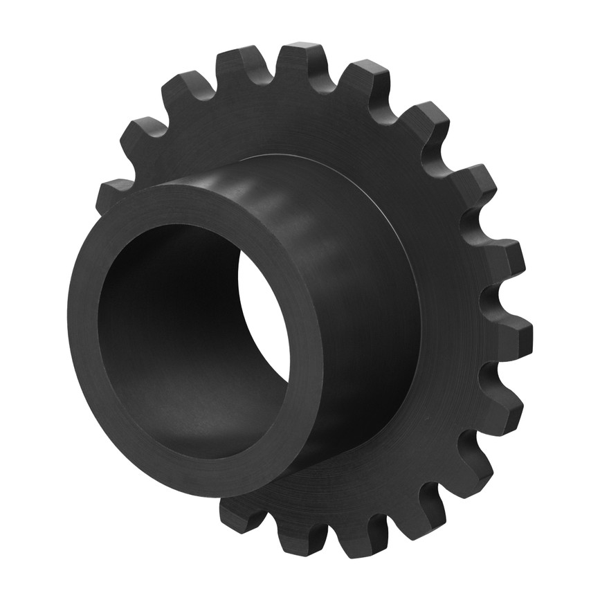 20 Tooth Press Fit Sprocket (0.1227" Pitch, 0.375" Bore)