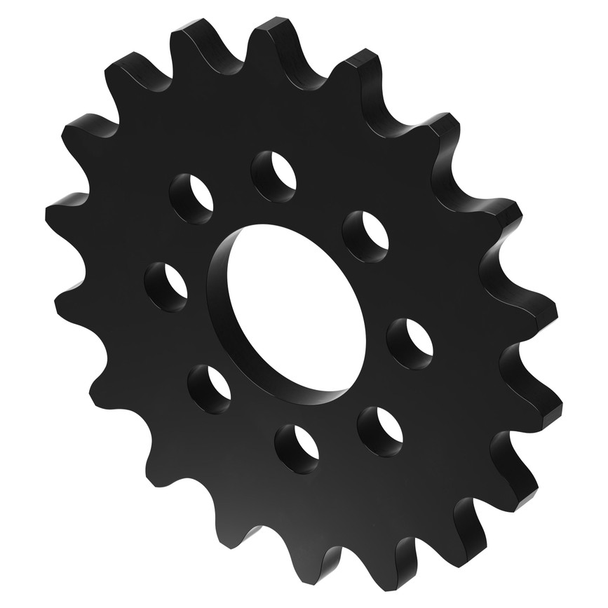 18 Tooth 0.770" Acetyl Hub Mount Sprocket 0.250" Pitch