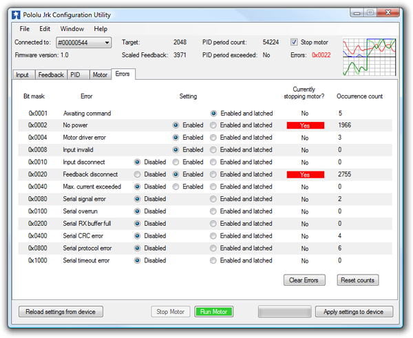 Jrk 21v3 USB Motor Controller
