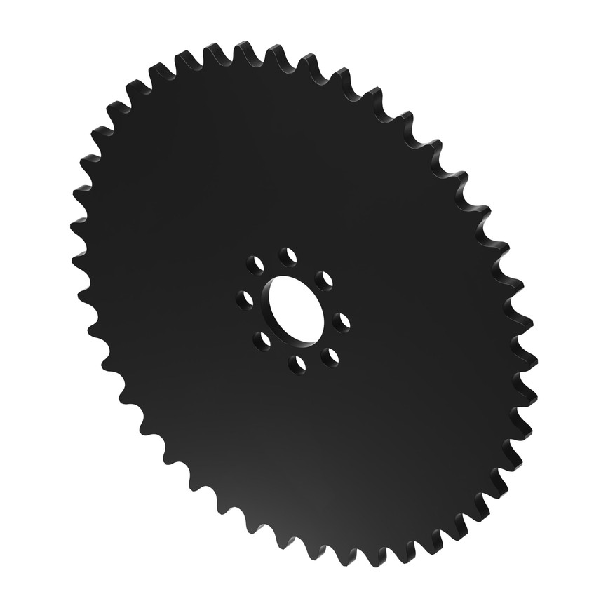 44 Tooth 0.770" Acetyl Hub Mount Sprocket 0.250" Pitch