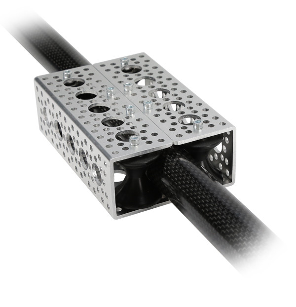 1/4" Bore Ball Bearing Tube Roller, Acetal