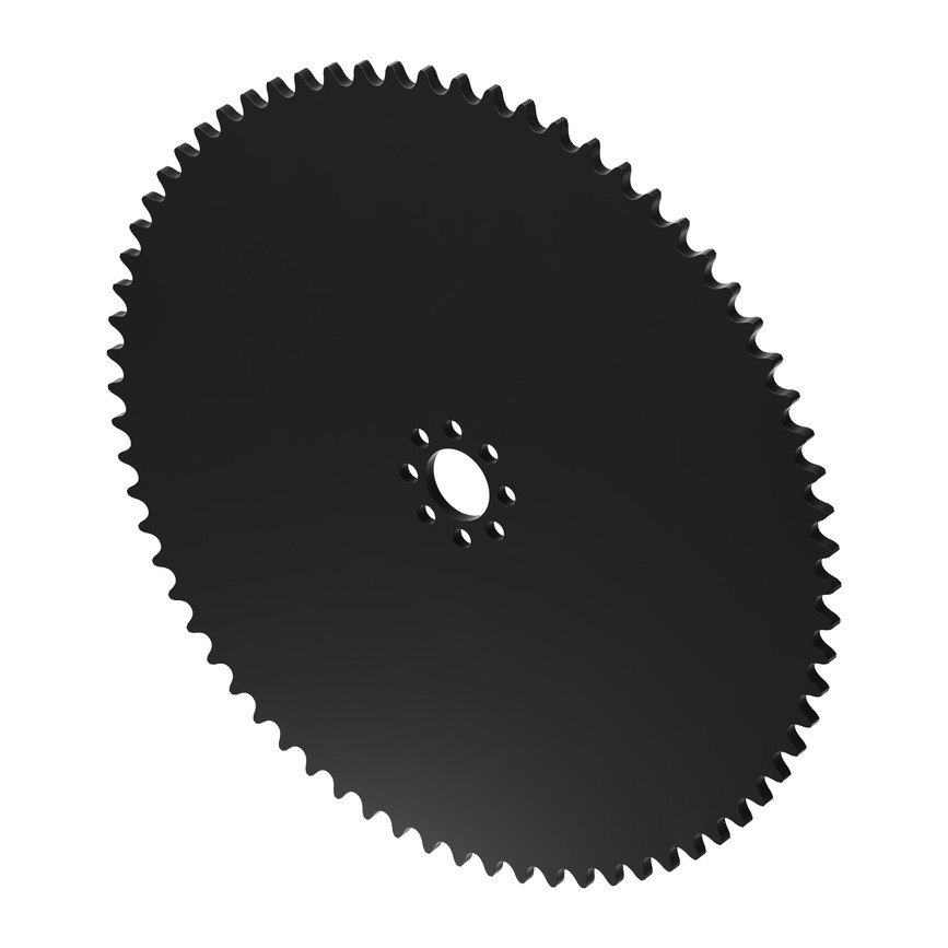 70 Tooth 0.770" Acetyl Hub Mount Sprocket 0.250" Pitch
