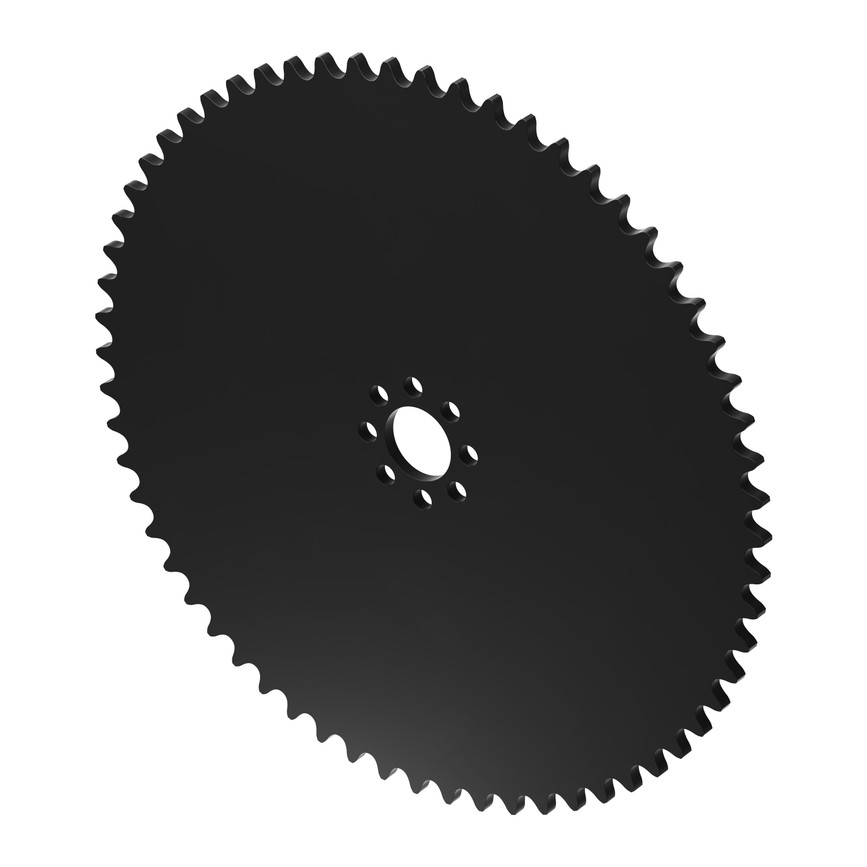 62 Tooth 0.770" Acetyl Hub Mount Sprocket 0.250" Pitch