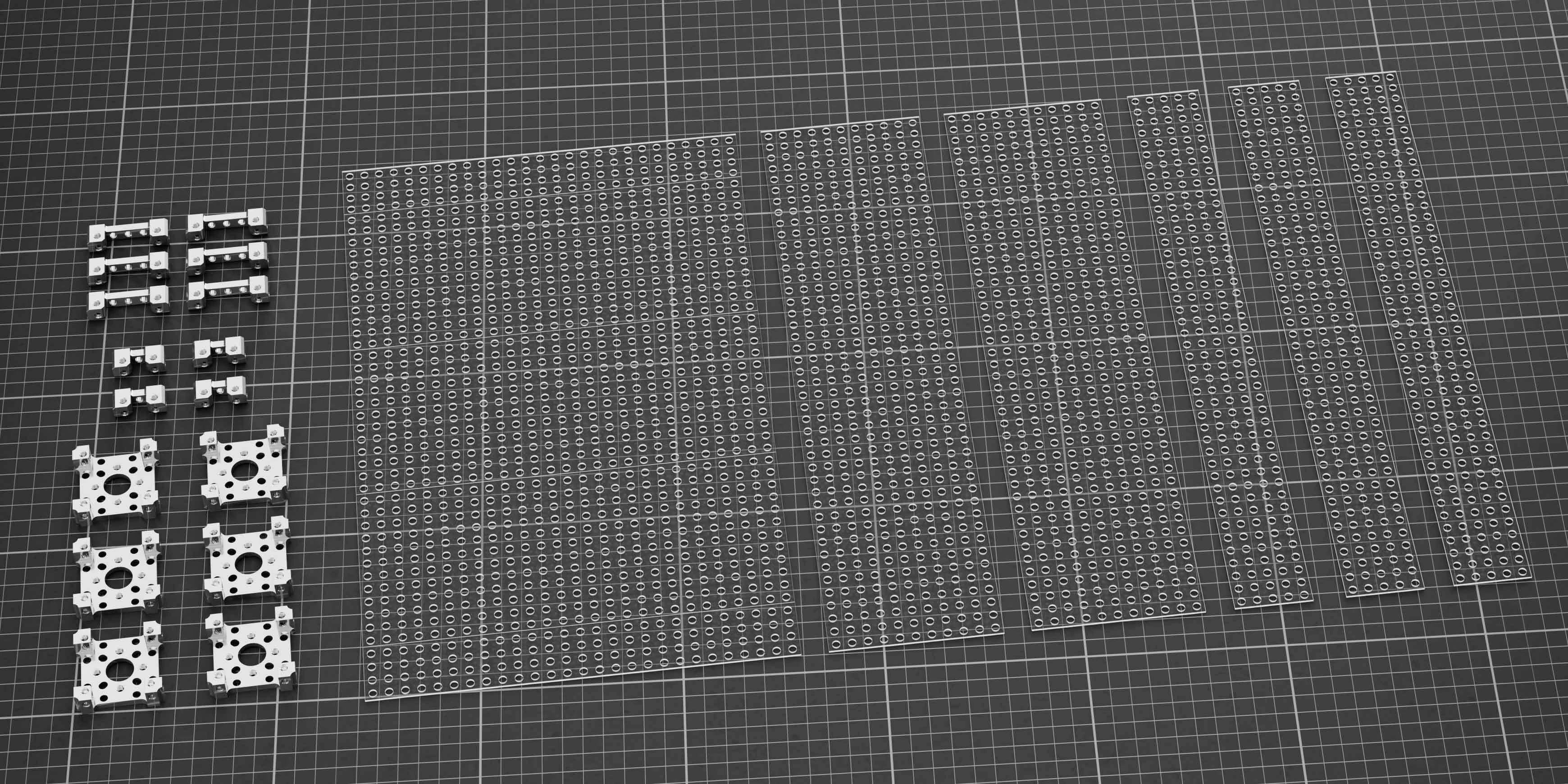 Brackets, Mounts, and Grid Plates